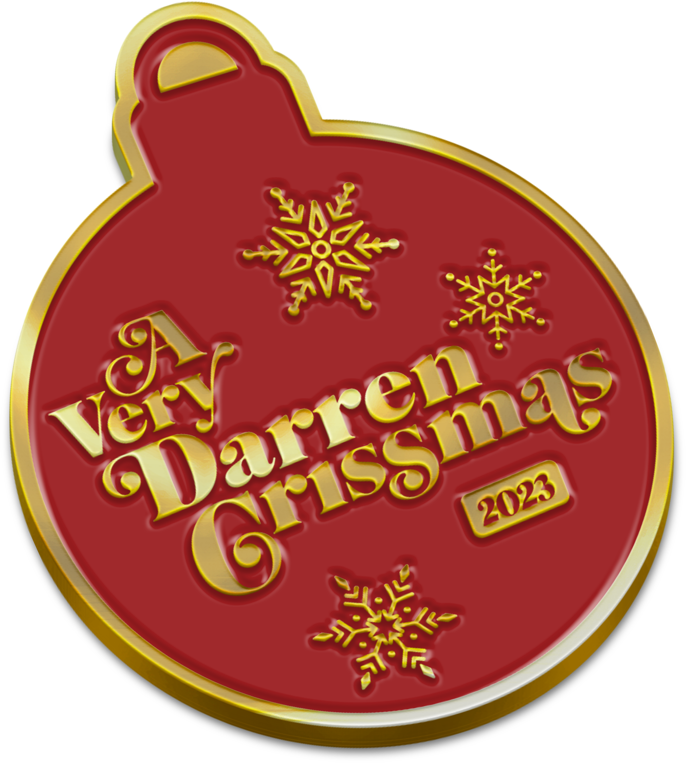 DC / AVDC23 / A Very Darren Crissmas Enamel Pin